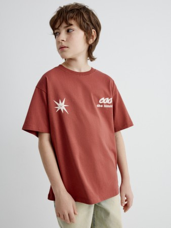 футболка оверсайз с принтом для мальчиков - детские футболки и поло с вырезом 