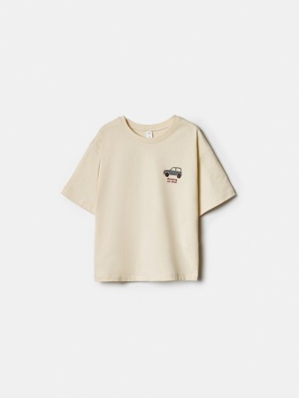 футболка оверсайз с принтом для мальчиков - детская одежда, обувь и аксессуары для всех возрастов с коротким рукавом 