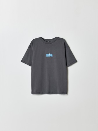 футболка оверсайз с принтом для мальчиков - детская одежда, обувь и аксессуары для всех возрастов в рубчик 