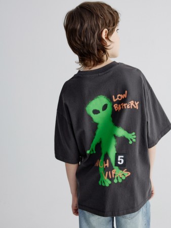 футболка оверсайз с принтом для мальчиков - детская одежда, обувь и аксессуары для всех возрастов оверсайз 