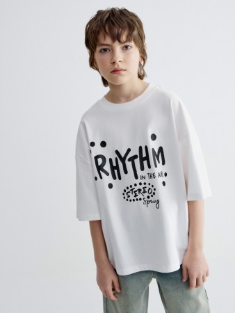 футболка оверсайз с принтом для мальчиков фотография