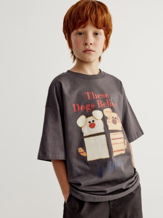 футболка оверсайз с принтом для мальчиков - детские футболки для мальчиков 