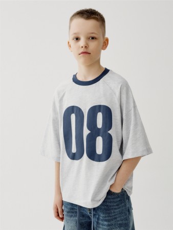футболка оверсайз с принтом для мальчиков фотография
