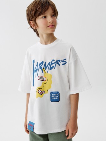 футболка оверсайз с принтом для мальчиков фотография