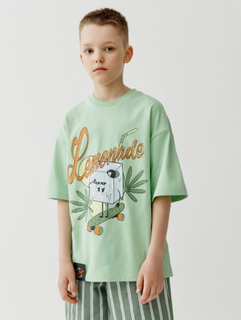 футболка оверсайз с принтом для мальчиков - детские футболки для мальчиков 