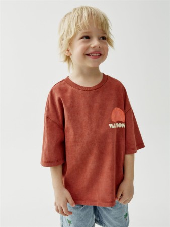 футболка оверсайз с принтом для мальчиков - детские футболки и поло