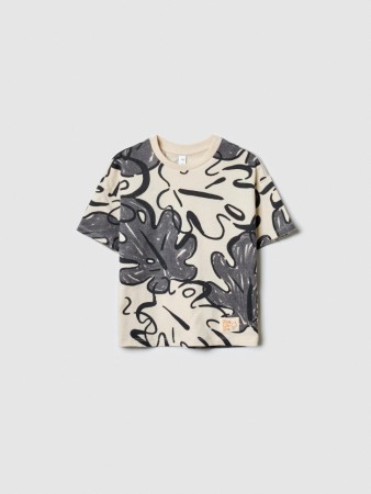 футболка оверсайз с принтом для мальчиков - детские футболки и поло