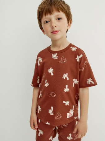 футболка оверсайз с принтом для мальчиков фотография