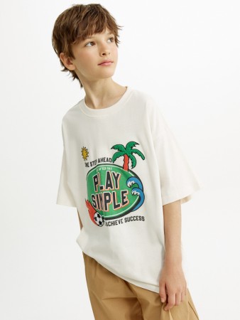 футболка оверсайз с принтом для мальчиков - детские футболки для мальчиков 