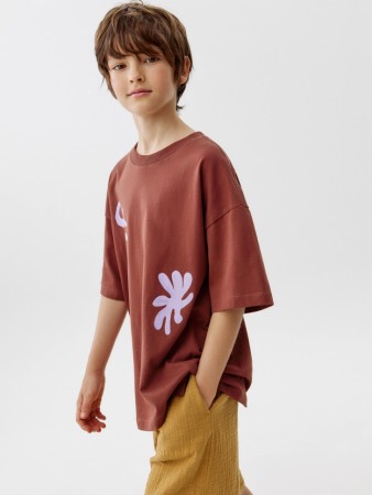 футболка оверсайз с принтом для мальчиков - детские футболки для мальчиков 