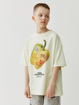 футболка оверсайз с принтом для мальчиков - детские футболки для мальчиков 