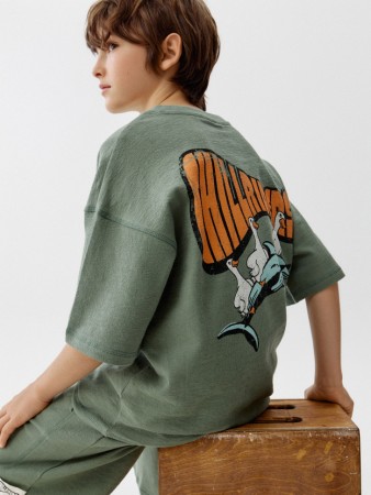 футболка оверсайз с принтом для мальчиков - детские футболки для мальчиков 