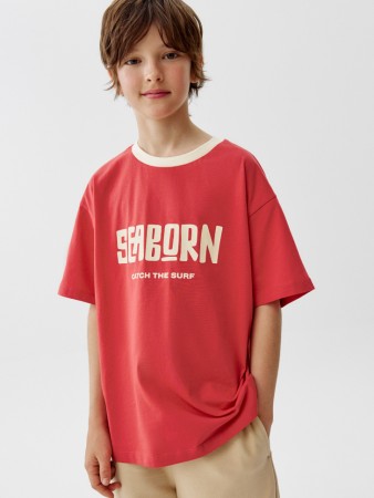 футболка оверсайз с принтом для мальчиков фотография