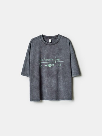 футболка оверсайз с принтом для мальчиков - детские футболки премиальные 