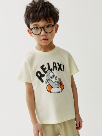 футболка оверсайз с принтом для мальчиков - детская одежда российская 