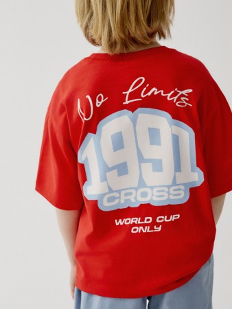 футболка оверсайз с принтом для мальчиков - детская одежда российская 