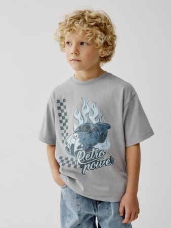 футболка оверсайз с принтом для мальчиков - детская одежда, обувь и аксессуары