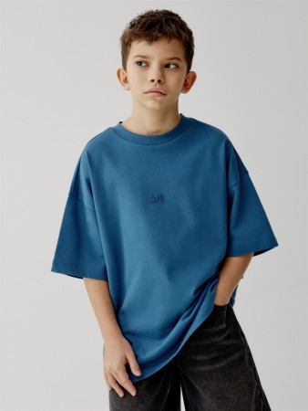 футболка оверсайз с принтом для мальчиков - детская одежда, обувь и аксессуары