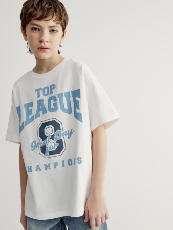 футболка оверсайз с принтом для мальчиков - детская одежда российская 