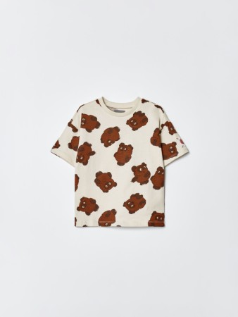 футболка оверсайз с принтом  x союзмультфильм детская - детская одежда с коротким рукавом 