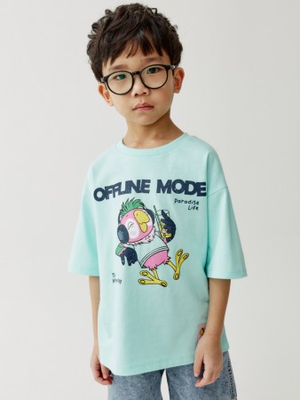 футболка оверсайз с принтом  x союзмультфильм детская - детские футболки для мальчиков 