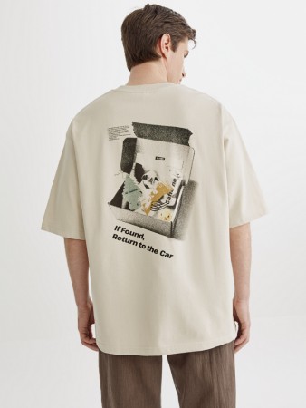 футболка оверсайз с принтом фотография