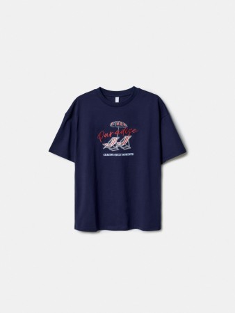 футболка оверсайз с принтом фотография