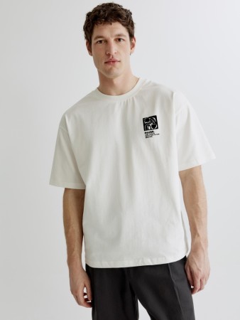 футболка оверсайз с принтом - мужская одежда, обувь и аксессуары оверсайз 