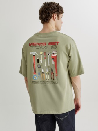 футболка оверсайз с принтом фотография