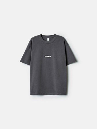 футболка оверсайз с вышивкой для мальчиков - детская одежда свободная 