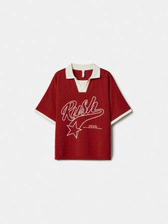 футболка оверсайз в спортивном стиле для девочек фотография