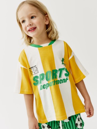 футболка оверсайз в спортивном стиле для мальчиков - детские футболки для мальчиков 