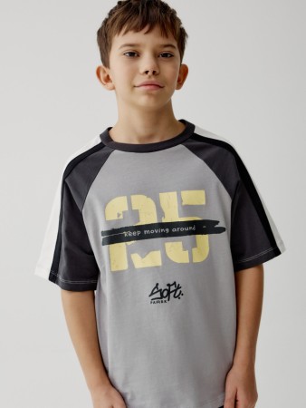 футболка оверсайз в спортивном стиле для мальчиков - детская одежда, обувь и аксессуары