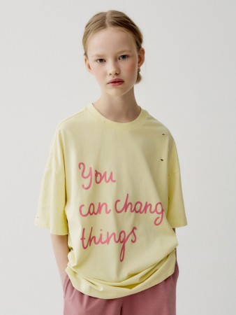 футболка оверсайз в стиле гранж для девочек - детская одежда российская 