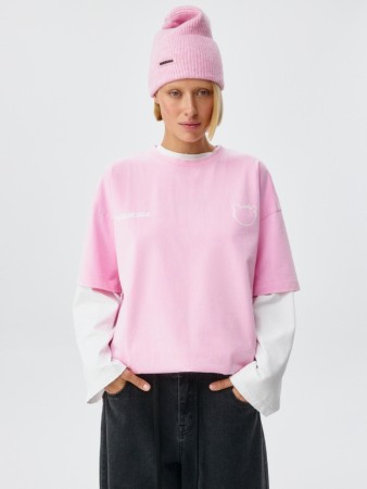 футболка oversize fit из коллекции sela х vasilinciaga - женская одежда, обувь и аксессуары с вырезом 