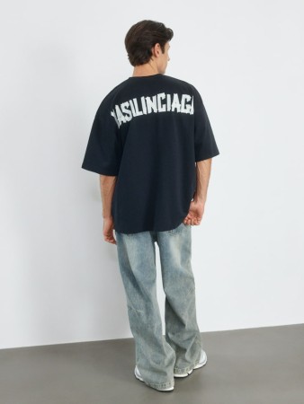 футболка oversize fit из коллекции  х vasilinciaga - мужская одежда, обувь и аксессуары на резинке 