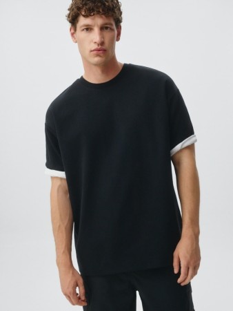 футболка oversize fit - мужские футболки с манжетами 