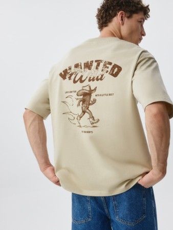 футболка relaxed fit с принтом фотография