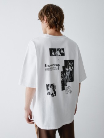 футболка relaxed fit с принтом фотография