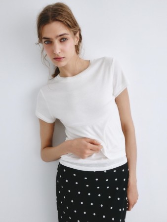 футболка с имитацией двуслойности из линейки  young - футболки и поло прилегающие 