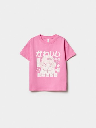 футболка с принтом аниме для девочек фотография