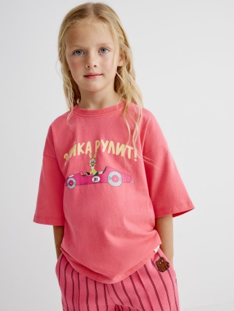 футболка с принтом для девочек  x союзмультфильм - детские футболки с принтом 