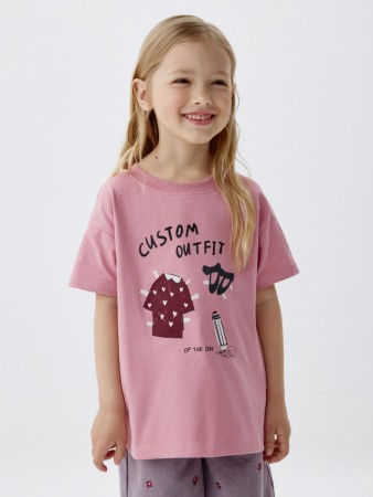 футболка с принтом для девочек - детская одежда, обувь и аксессуары для всех возрастов по распродаже