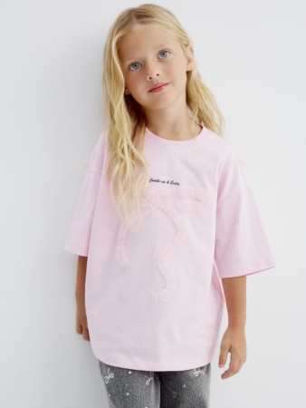 футболка с принтом для девочек - детские футболки и поло короткие 