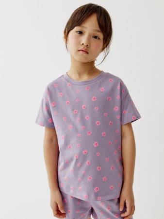 футболка с принтом для девочек - детские футболки и поло