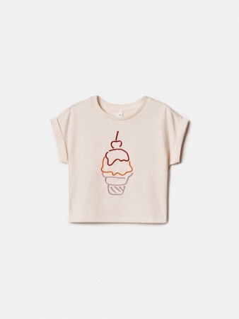 футболка с принтом для девочек - детская одежда sela 