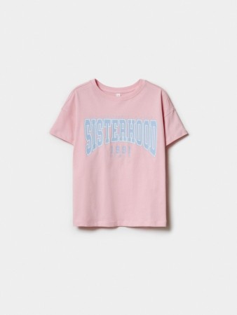 футболка с принтом для девочек - детская одежда российская 