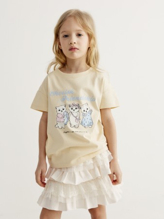 футболка с принтом для девочек - детские футболки с принтом 