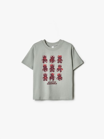 футболка с принтом для девочек - детская одежда свободная 