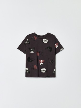 футболка с принтом для мальчиков - детские футболки и поло с вырезом 